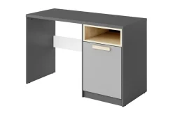 Bioley Skrivbord 120 cm med Förvaring Skåp + Hylla