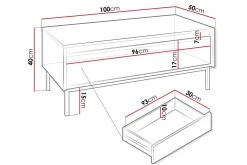 Bjurholm Soffbord 100 cm