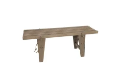 Bänk Utomhus EcoFurn Ecobench 120 cm Ask Grå Oljad
