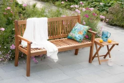 Bänk Utomhus FINLAY 150x61xH91cm trä: Akacia