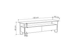 Bodsjö TV-Bänk 150 cm