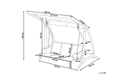 Bogart Hängsoffa 190 cm