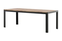Bois Matbord Utomhus 200 cm Svart/Brun