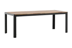 Bois Matbord Utomhus 200 cm Svart/Brun