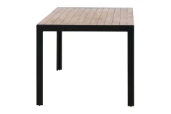 Bois Matbord Utomhus 200 cm Svart/Brun