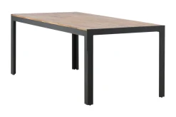 Bois Matbord Utomhus 200 cm Svart/Brun