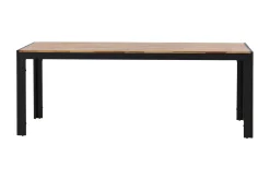 Bois Matbord Utomhus 200 cm Svart/Brun