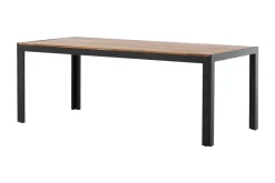 Bois Matbord Utomhus 200 cm Svart/Brun