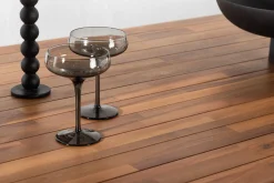 Bois Matbord Utomhus 200 cm Svart/Brun