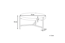 Boneti Soffbord 80 cm Runt