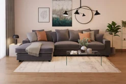 Bonisiolo Rektangulärt Soffbord i glas 110 cm