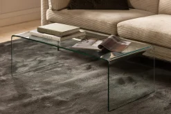 Bonisiolo Rektangulärt Soffbord i glas 110 cm
