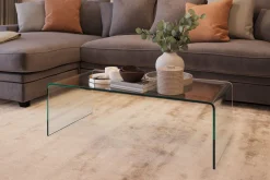 Bonisiolo Rektangulärt Soffbord i glas 110 cm