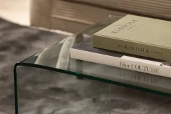 Bonisiolo Rektangulärt Soffbord i glas 110 cm