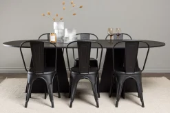 Bootcut Matbord 230x115 cm med 4 Tempe Stolar