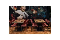 Bordben Bistro Dubbel Fyrkantigt Rör