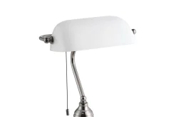Bordslampa Eglo Banker Nickel Vit