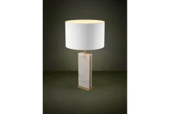 Bordslampa Eglo Belesar Mässing/Vit