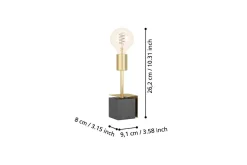 Bordslampa Eglo Carmita Svart