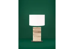 Bordslampa Eglo Contessore Rak Vit/trä