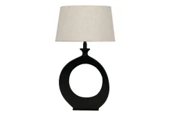 Bordslampa Eglo Diezma Svart/Natur 52 cm
