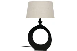 Bordslampa Eglo Diezma Svart/Natur 52 cm