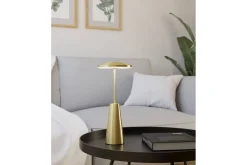 Bordslampa Eglo Piccola med Touch Borstad Mässing