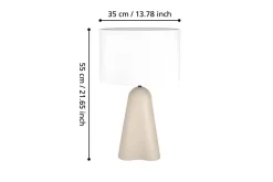 Bordslampa Eglo Tolleric Sand/Vit
