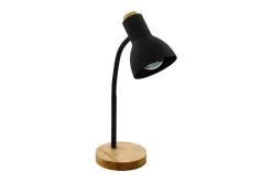 Bordslampa Eglo Veradal Svart, Brun