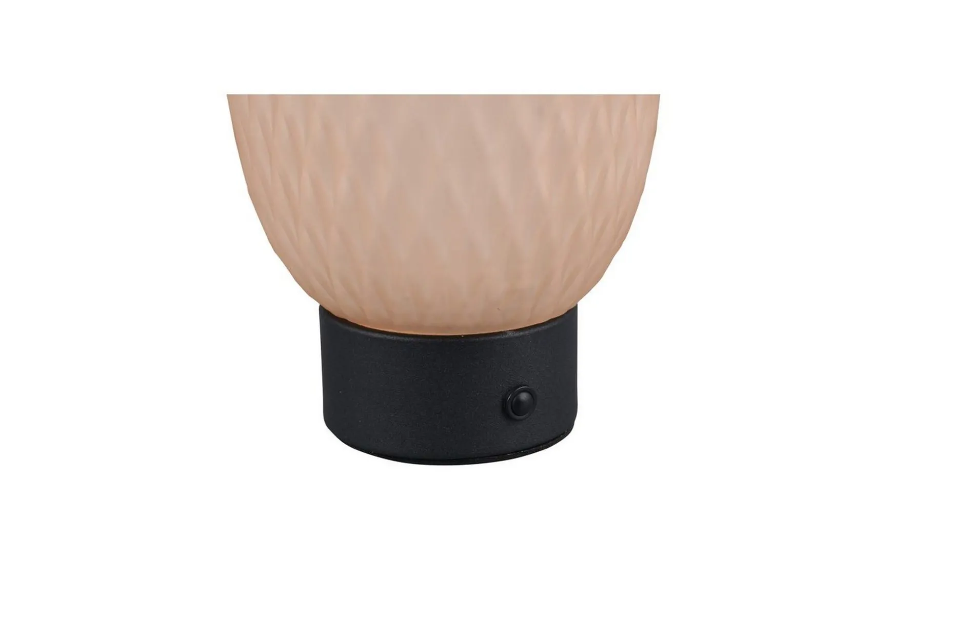 Bordslampa Laddningsbar TRIO Facette Mattsvart/bärnsten