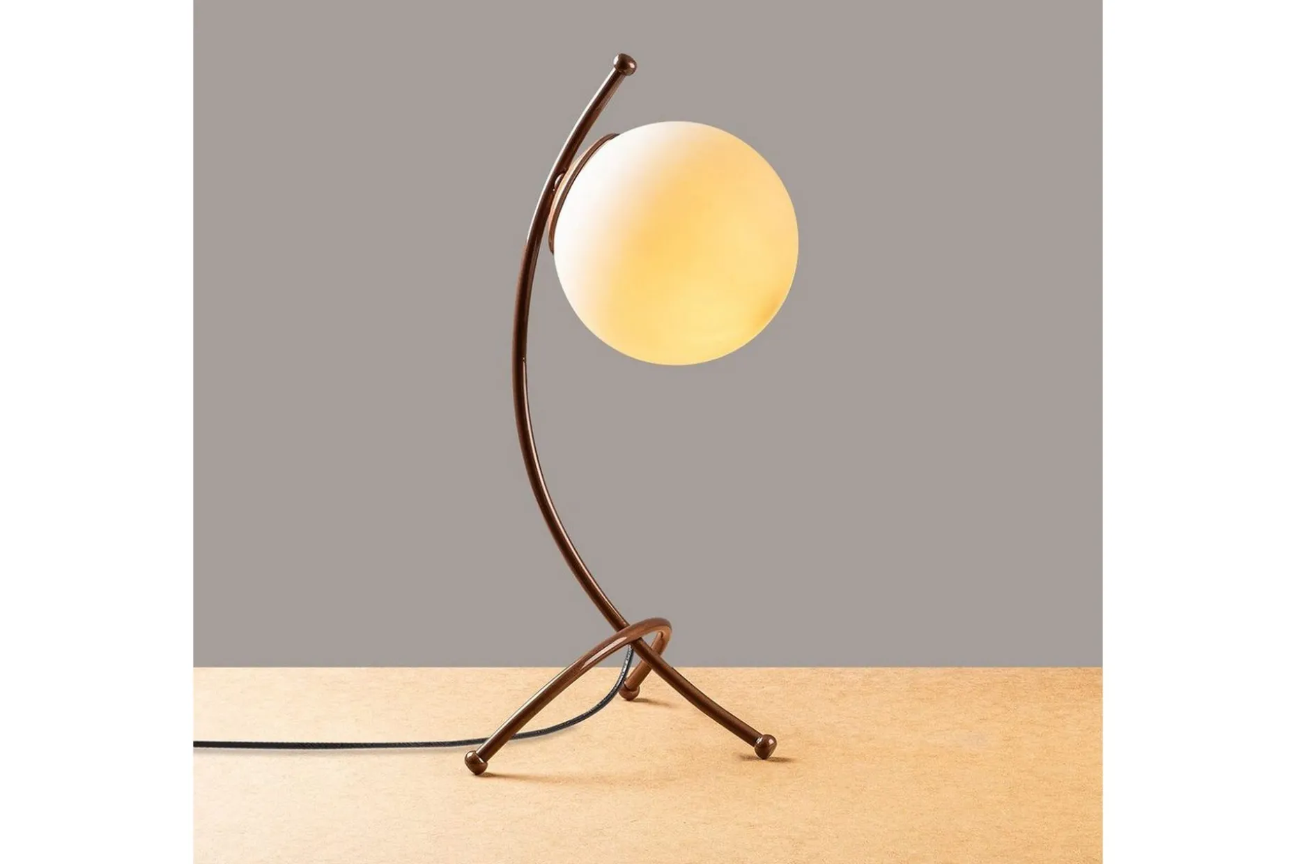 Bordslampa Melra Vintage / Vit