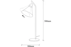 Bordslampa Sugana Flix Vintage