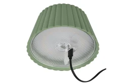 Bordslampa TRIO Suarez Pistage grön