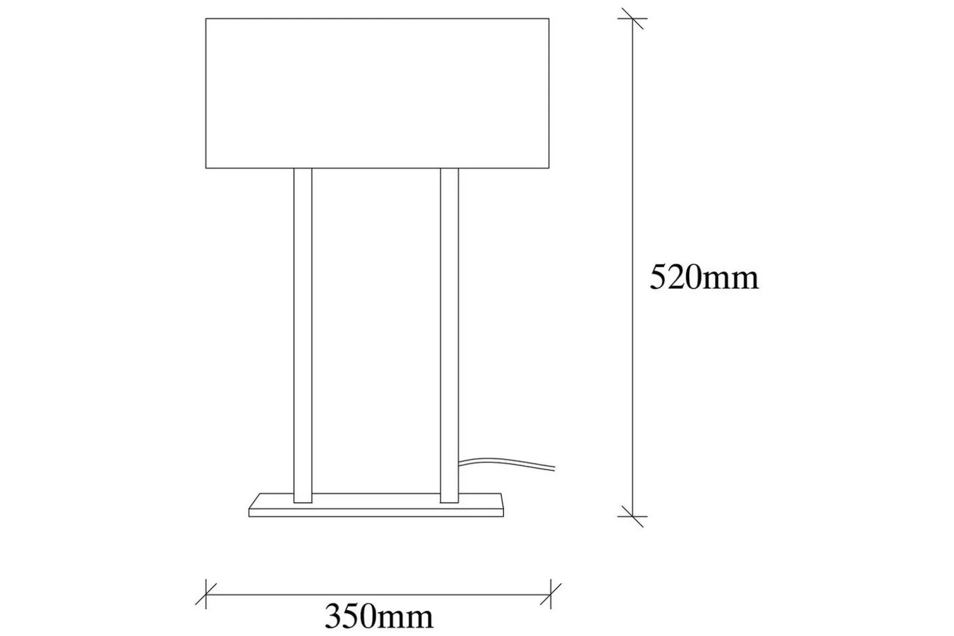 Bordslampa Ulira Svart