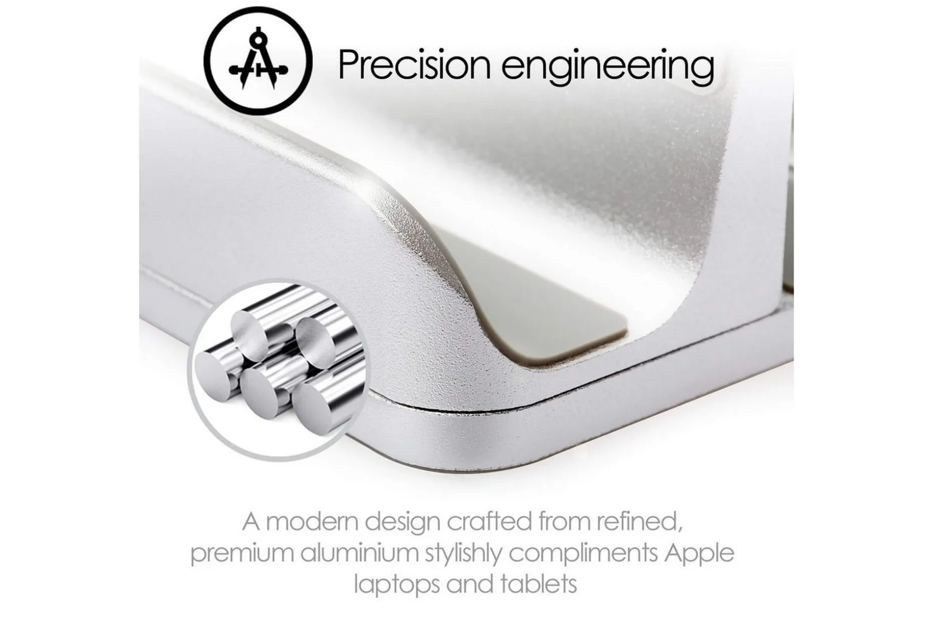 Bordsställ Desire2 2-in-1 Justerbar Aluminium