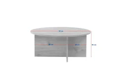 Boro Soffbord 90 cm