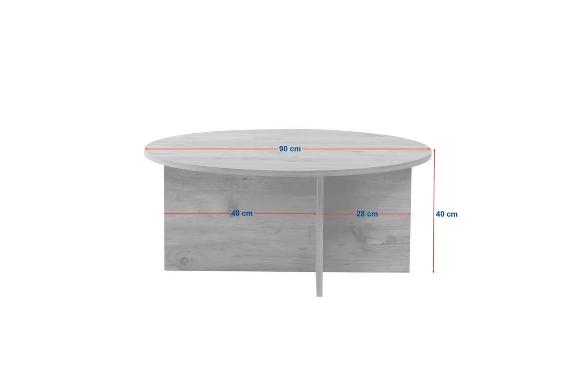 Boro Soffbord 90 cm