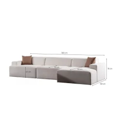 Branorin 4-sits Soffa med Divan