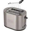 Brödrost Black+Decker 2 Fack Rostfritt 900W Stål