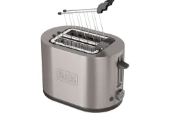 Brödrost Black+Decker 2 Fack Rostfritt 900W Stål