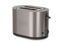 Brödrost Black+Decker 2 Fack Rostfritt Stål