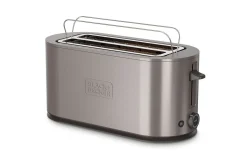 Brödrost Black+Decker 2 Fack Rostfritt Stål