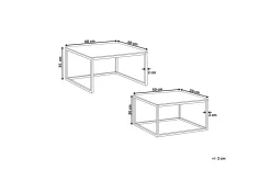 Brea Soffbord 2-pack