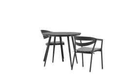 Break Cafégrupp Rund 90 cm + 2 Slit Matstol