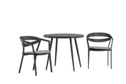 Break Cafégrupp Rund 90 cm + 2 Slit Matstol