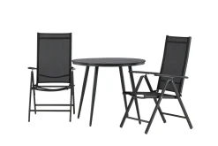 Break Caféset Rund Ø90 cm + 2 Break Positionsstol