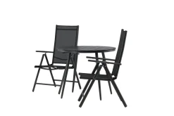 Break Caféset Rund Ø90 cm + 2 Break Positionsstol