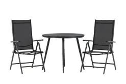 Break Caféset Rund Ø90 cm + 2 Break Positionsstol