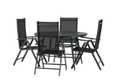 Break Matgrupp Utomhus Rund 120cm + 4 Break Positionsstol