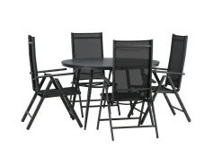 Break Matgrupp Utomhus Rund 120cm + 4 Break Positionsstol